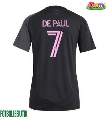 Inter Miami Rodrigo De Paul #7 Bortatröja Kvinnor 2025-26 Kortärmad